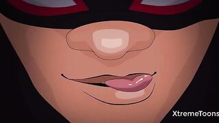 The best Spiderman xxx with Gwen Stacy in cartoon quality