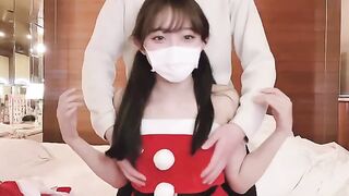 An amateur couple tries out different poses for intimacy, reaching a climax