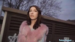 The guy took Chanel Kiss from the toilet and fucked her hard for cash