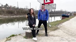 Petite Mini Julia gets fucked on the street for quick fun