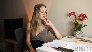 Tits long for freedom in a captivating roleplay scene