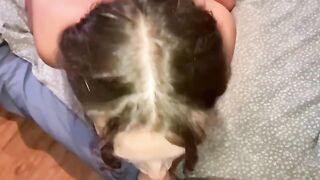 The man prepared his cock for a long sex