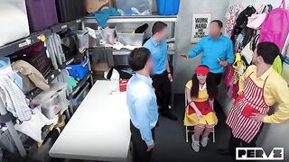 No, there aren't too few vibrators! A group gets their dicks vibrated by wet pussies