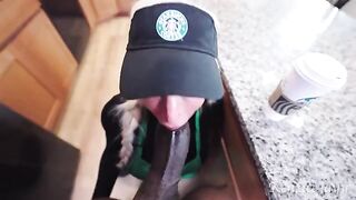 The girl was fucked by a huge black cock, she squirted