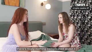 Babe won't miss the chance to have fun with girlfriends in a threesome