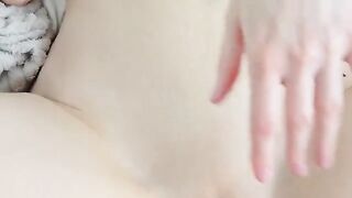 The tenderness of the guy awakened by a cute girl in the morning