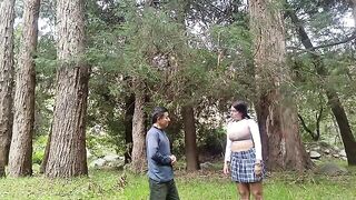 A woman would agree to be intimate with anyone in the forest. It's her dream