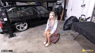 You can pay for work with a blonde in pussy