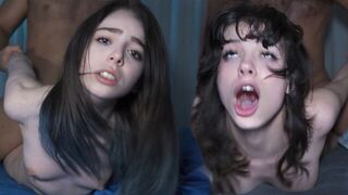 Friendship has no barriers in this hot group sex scene