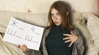Hypnosis with boobs, learning rules has never been so easy - 18 yo