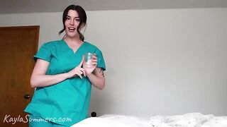 She got what she wanted - a face full of cum splash