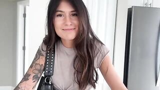 The small brunette is about to begin an incredible journey