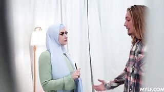 She whispers halal, but her pussy is wide open