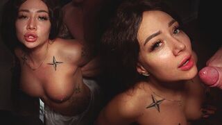 Every touch of the lips is a separate story. A girl knows how to surprise