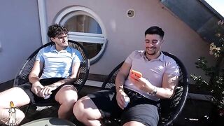 Guys, do not hesitate - the girl will have time to give a blowjob to everyone