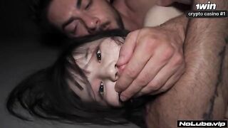 A cute Japanese girl was caught in a compromising situation, sparking intense passion