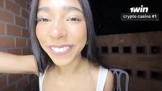 The brunette hottie gets fucked in the ass without lube, but with wild passion