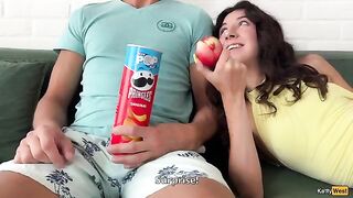 I finger her asshole then stick my cock in the hole