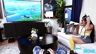 The guy is close to orgasm, hurry up with sex baby