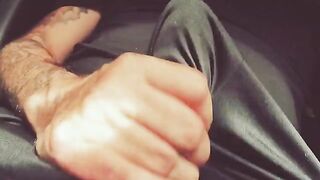 A guy’s moaning and dirty talk drive her wild