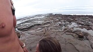 The beach is always wet — from the water and other reasons
