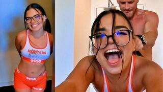 He led the Hooters waitress to a passionate encounter after work