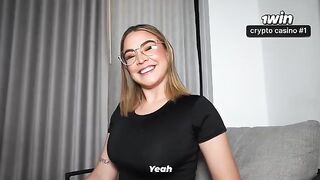 The teacher gave the student a lesson with her huge boobs