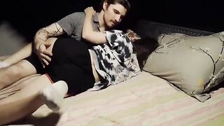 The best position for a gentle but intense encounter on a sheet