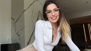 A girl is fucking with her tutor in a steamy session