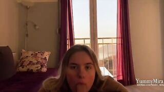 The girl's tight pussy made me cum very quickly, a real record!