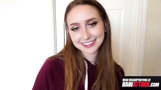 Petite Laney Grey takes on a big monster cock with enthusiasm
