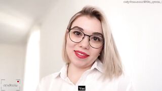 Student gives the teacher a lesson in intimacy on the table
