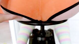 Cute girl Lana fucks with her stepbrother in her ass