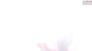 A sexy woman gave a blowjob in the bathtub and had tittyfuck - NicoLove