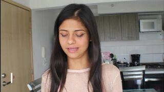 I fucked my stepsister after she paraded in her underwear in the kitchen