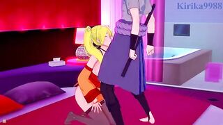 Naruko Uzumaki brought Sasuke Uchiha to a love hotel for passionate sex
