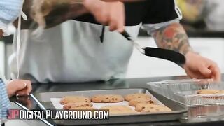 Small Hands gets wild with Khloe Kapri in a steamy cookie-baking scene