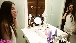 Hot teen SolaZola gets fucked in the shower and bedroom
