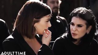 Older dude fucked Marley Brinx hard at his wife's funeral, showcasing intense passion